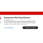 Email with dangerous links